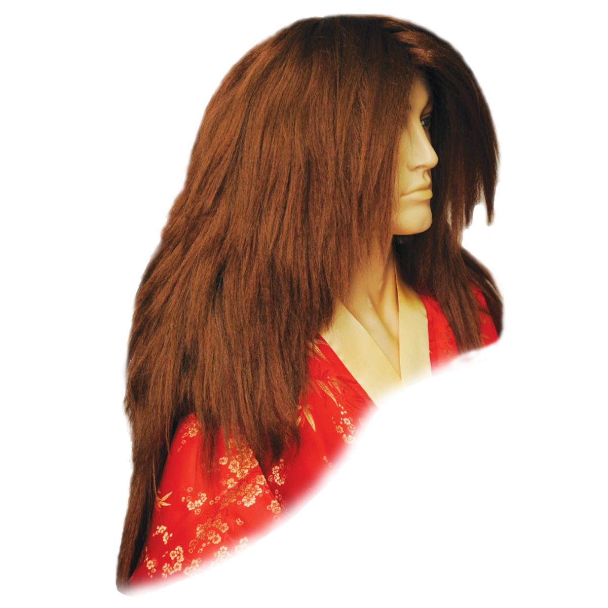 The Costume Center Red Unisex Adult Halloween Kabuki Wig Costume Accessory - One Size
