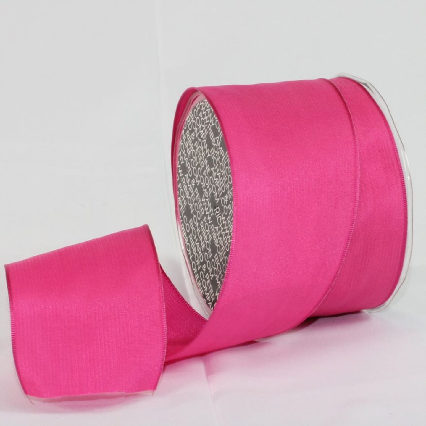 The Ribbon People Fuchsia Pink Solid Wired Craft Ribbon 2.5&#x22; x 27 Yards
