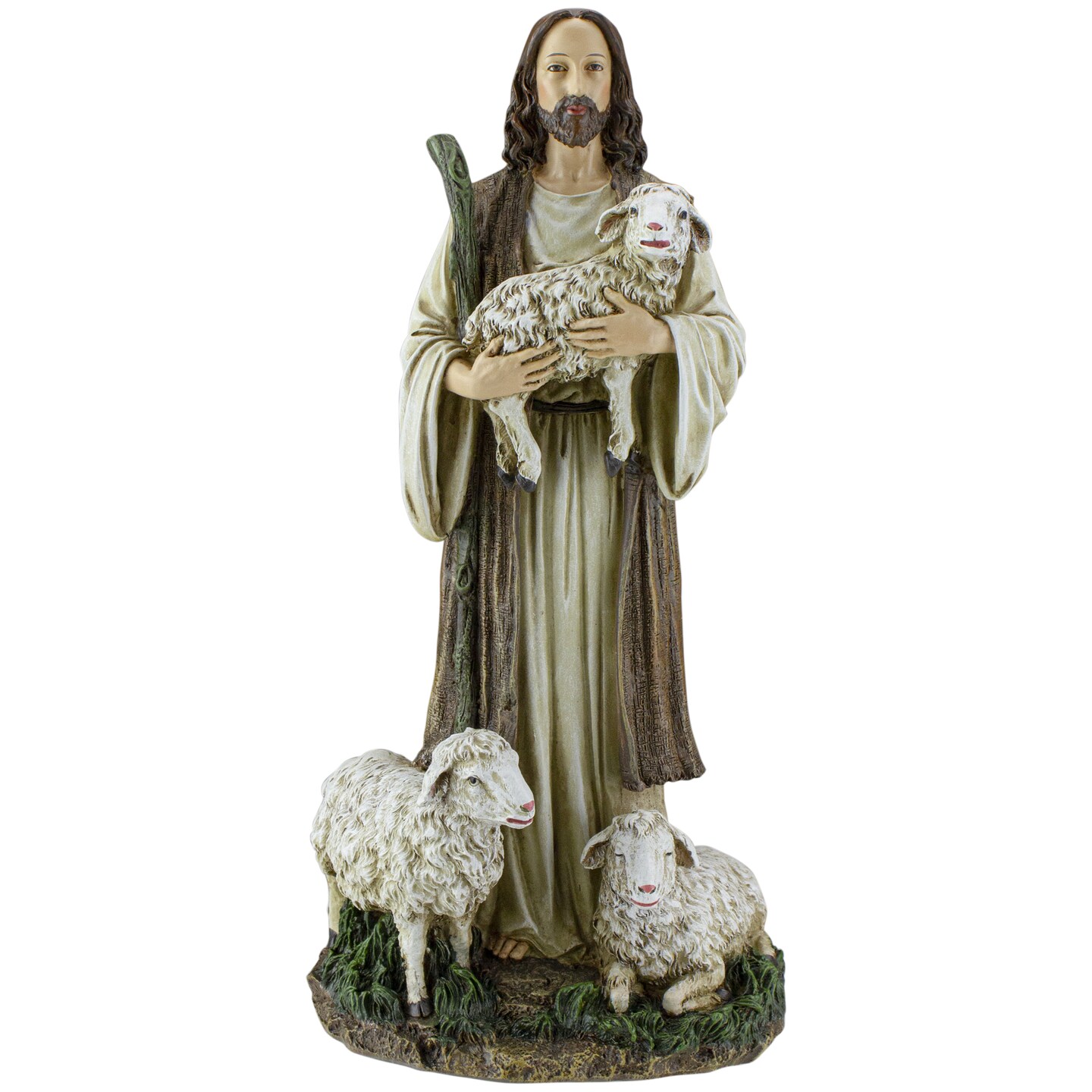 Roman Joseph&#x27;s Studio Collection Good Shepherd &#x26; Sheep Figurine - 12&#x22;