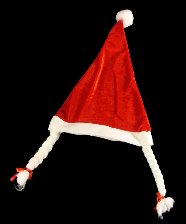 CC Home Furnishings Club Pack of 144 Red Mrs. Santa Women Adult Christmas Hat Costume Accessories - One Size