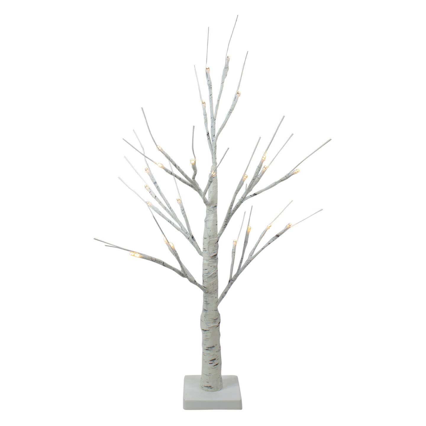 Northlight 24&#x22; Lighted Christmas Twig Tree Outdoor Decoration - Warm White LED Lights