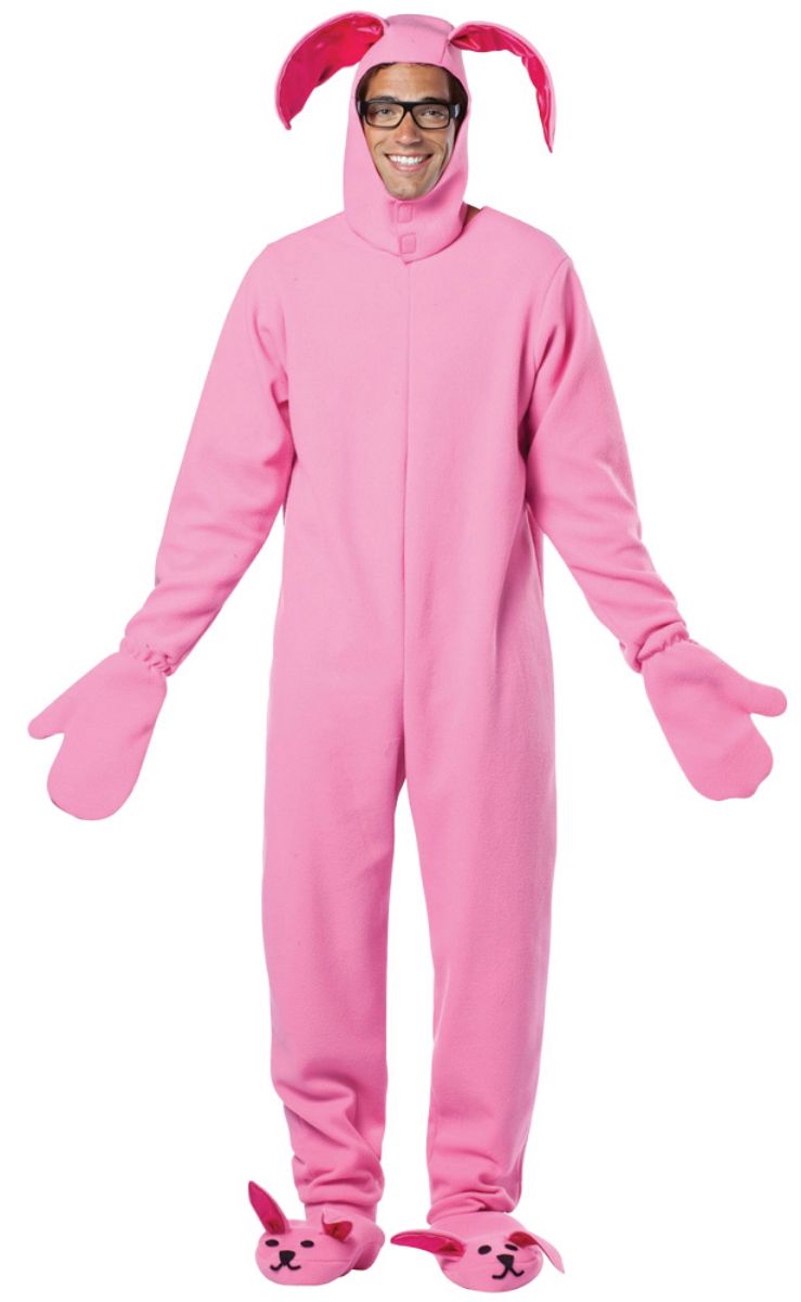 The Costume Center Pink Bunny Suit Men Adult Halloween Costume - One Size