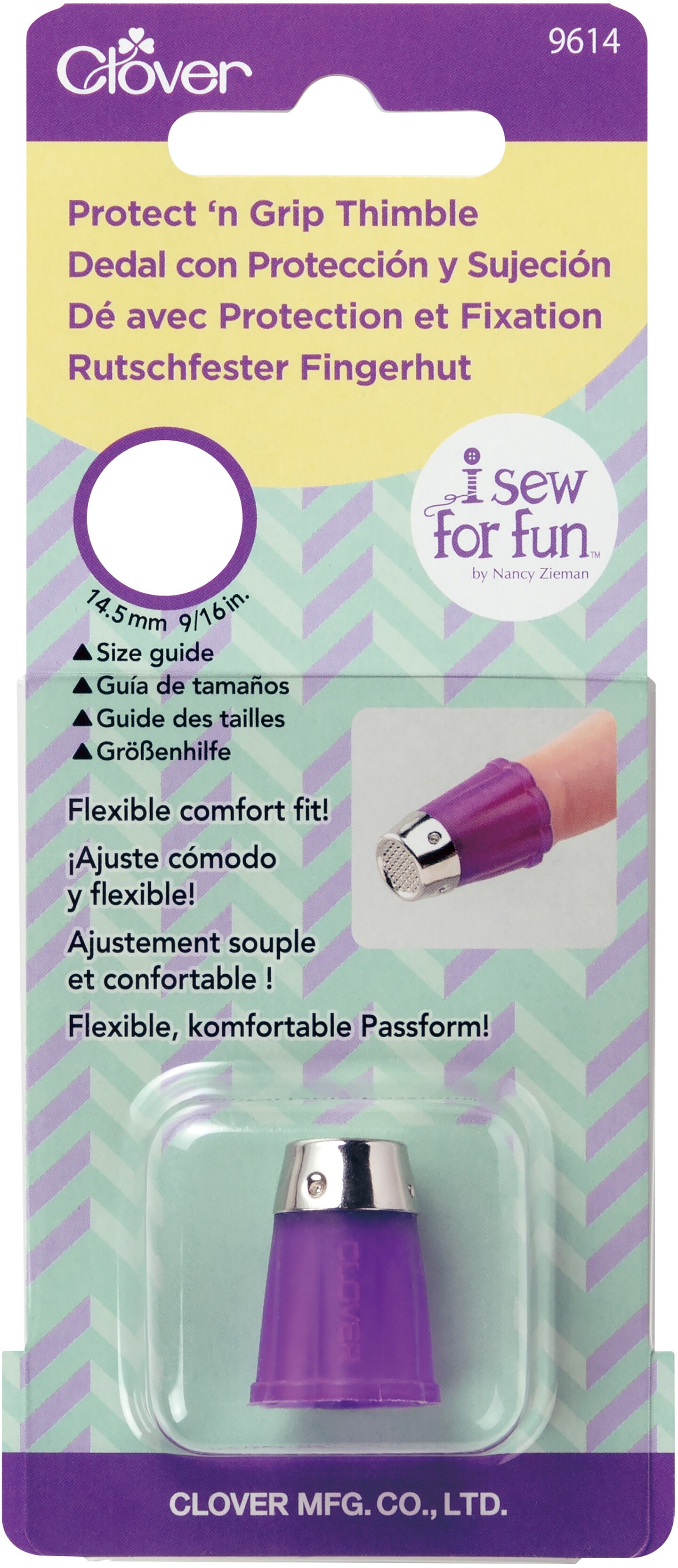 Clover I Sew For Fun Protect 'N Grip Thimble Michaels