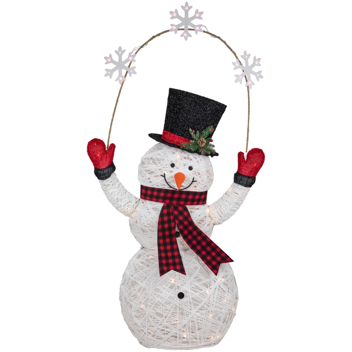 Outdoor lighted deals snowman