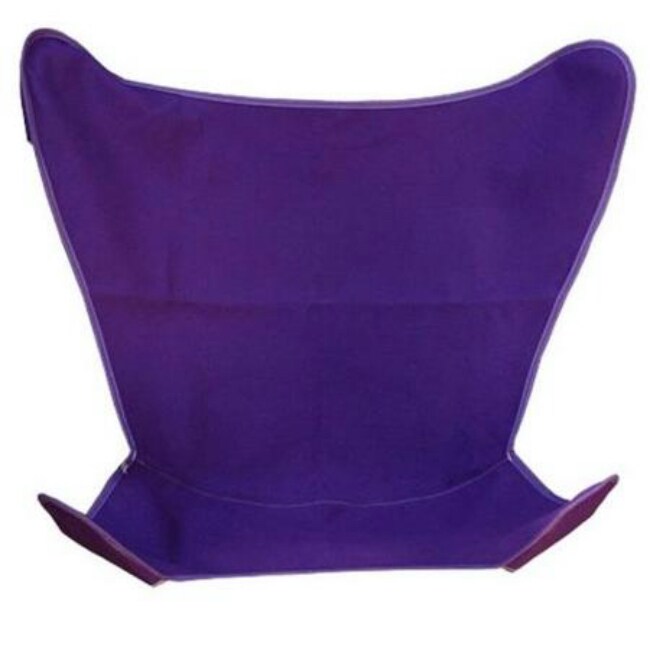 The Hamptons Collection 35" Purple Outdoor Heavy-Duty Replacement Cover for Butterfly Chair