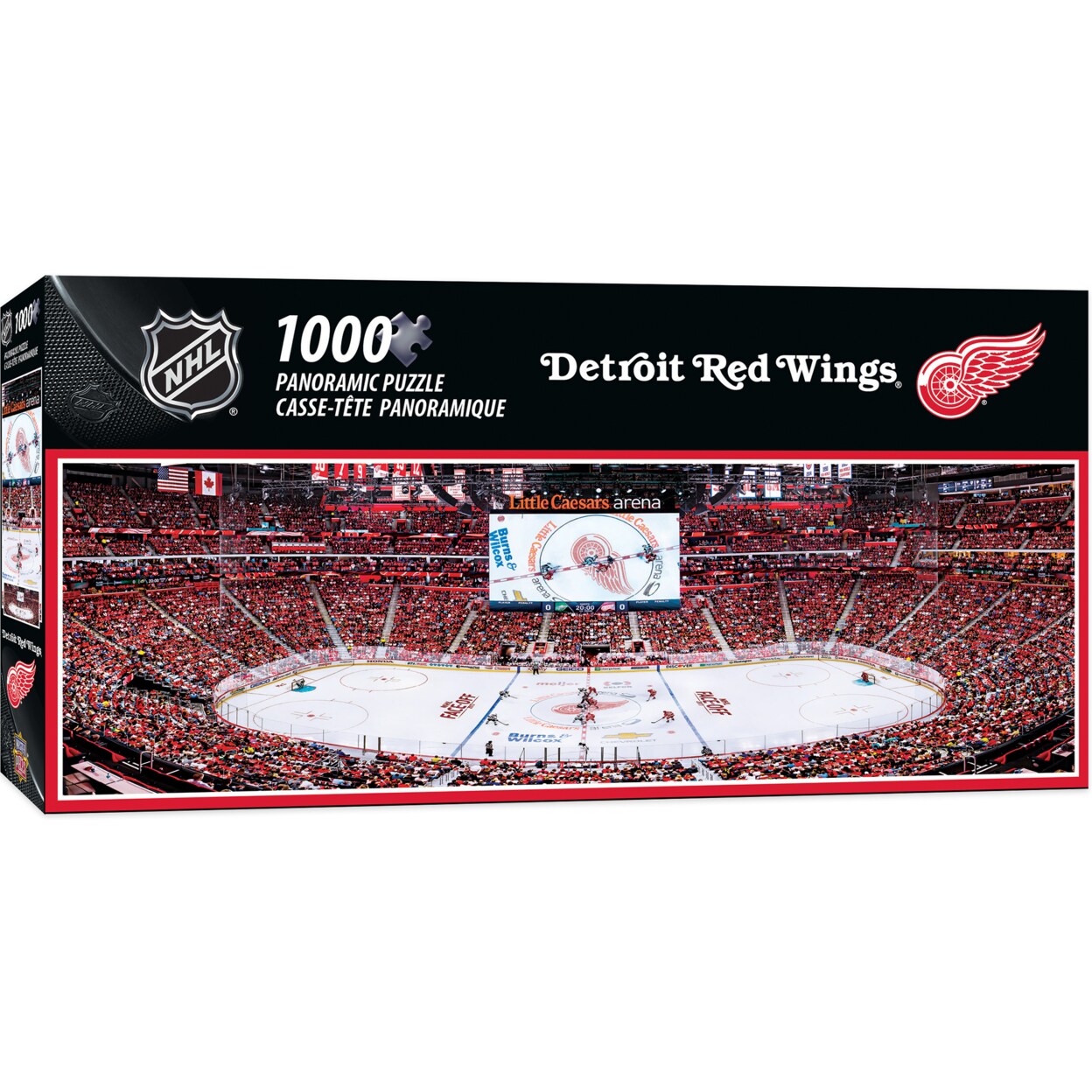 Masterpieces   Sports Panoramic Puzzle - NHL Detroit Red Wings Center View