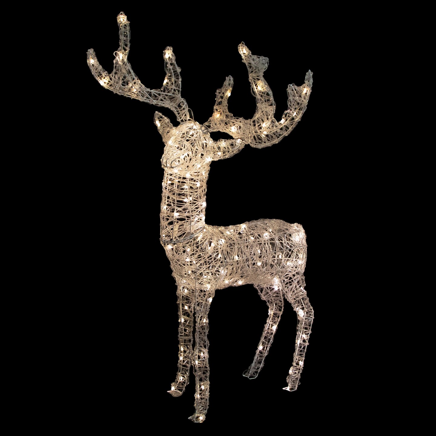 Northlight 46.5&#x22; LED Lighted Commercial Grade Acrylic Reindeer Outdoor Christmas Decoration