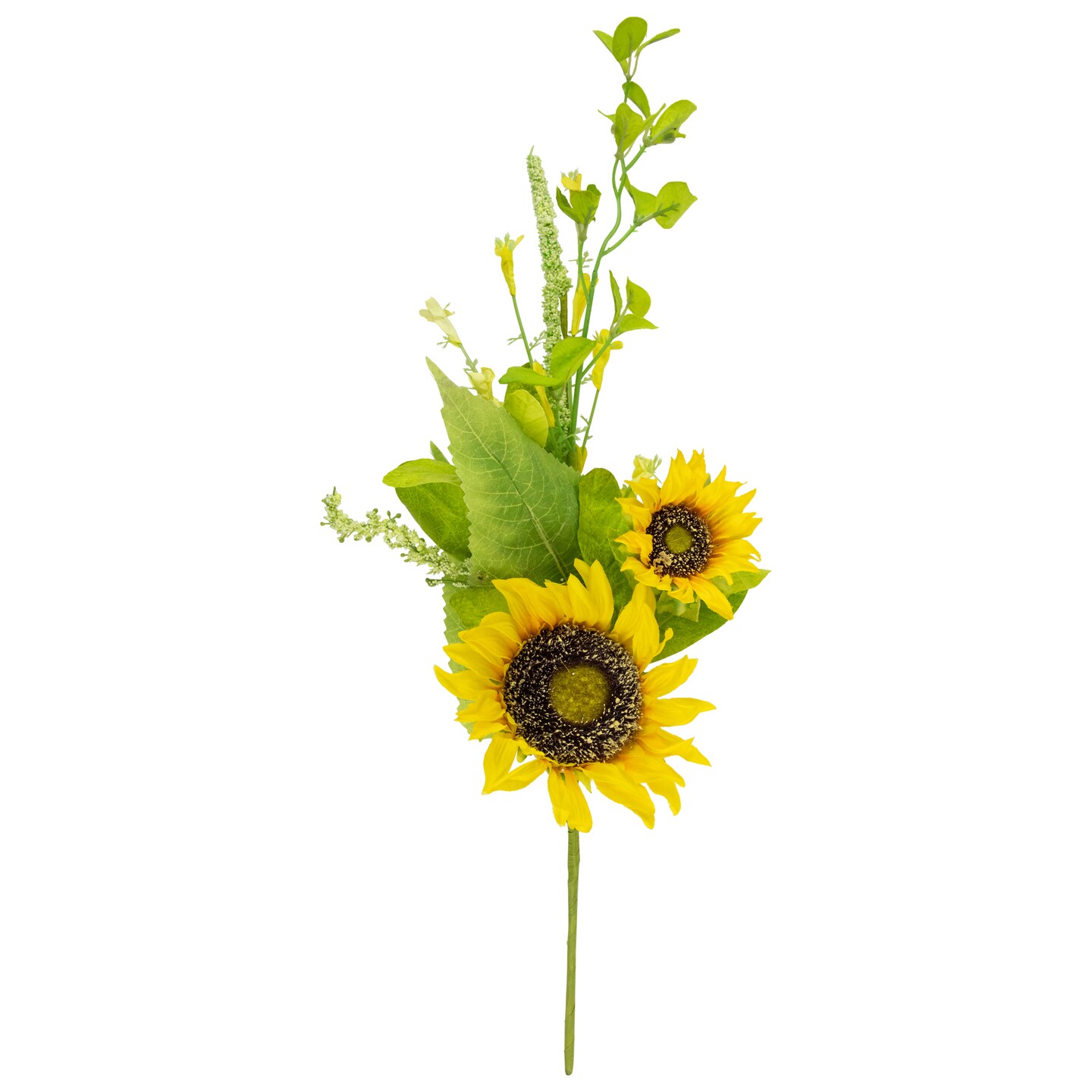 Allstate Wildflower and Sunflower Artificial Floral Silk Spray - 19" - Yellow