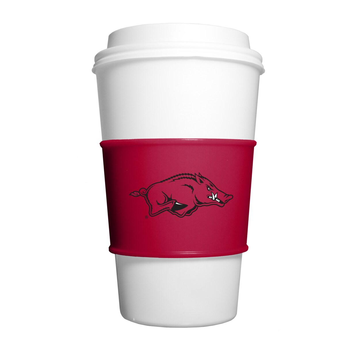 FANPAN s Team Logo Silicone Cup Sleeve - NCAA Arkansas Razorbacks