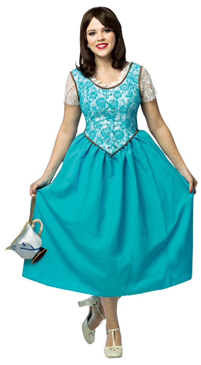 The Costume Center Blue and White Ouat Belle Women Adult Halloween Costume - XL
