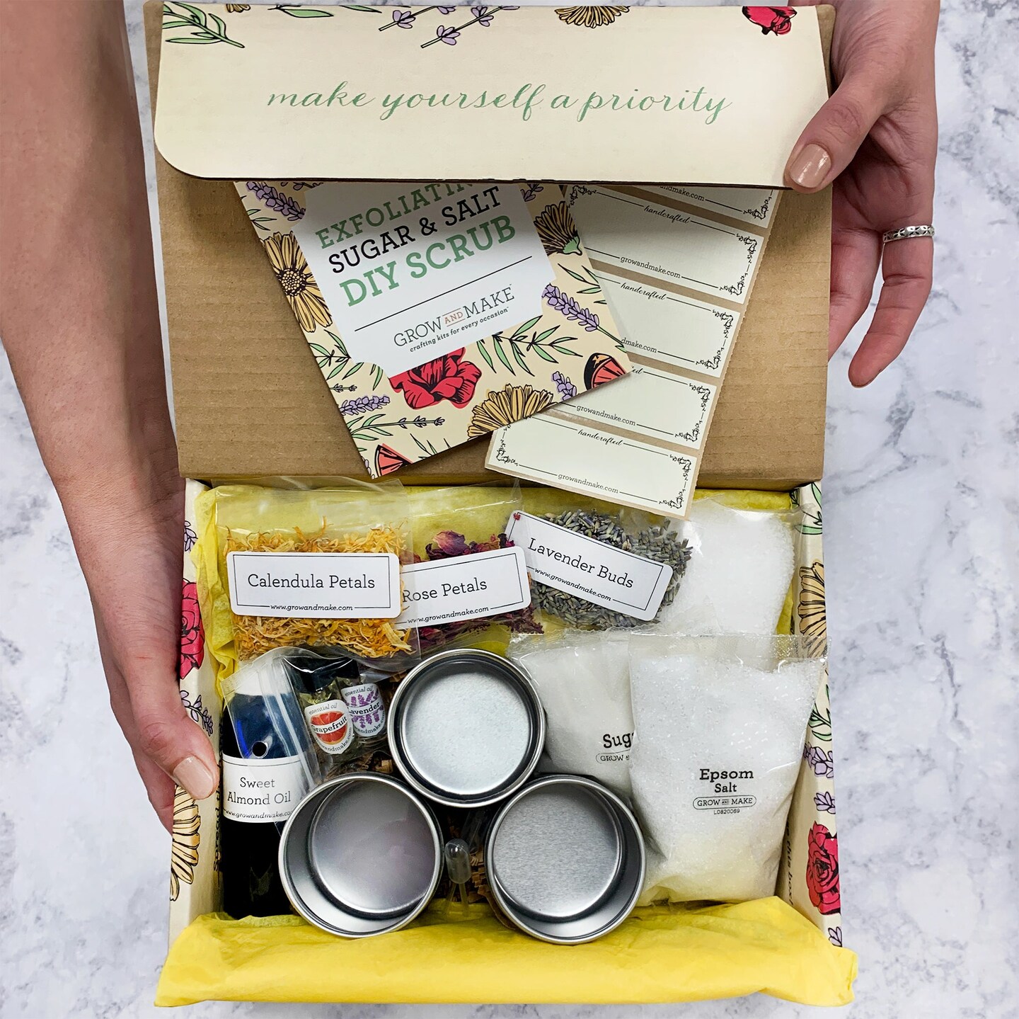 Sugar &#x26; Salt Exfoliating Scrub DIY Kit