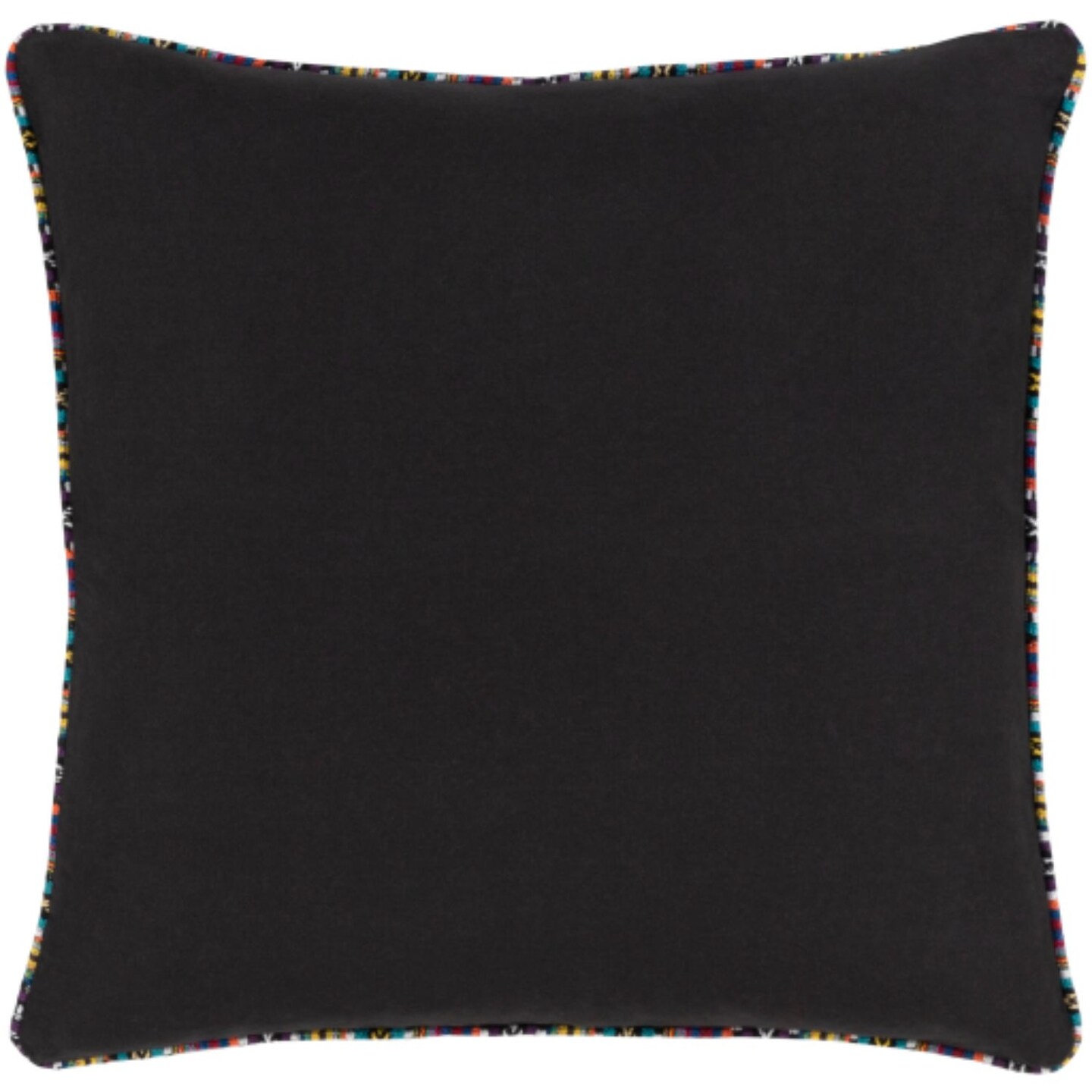 Tiwari Home 20 Blue Crushed Velvet Square Throw Pillow