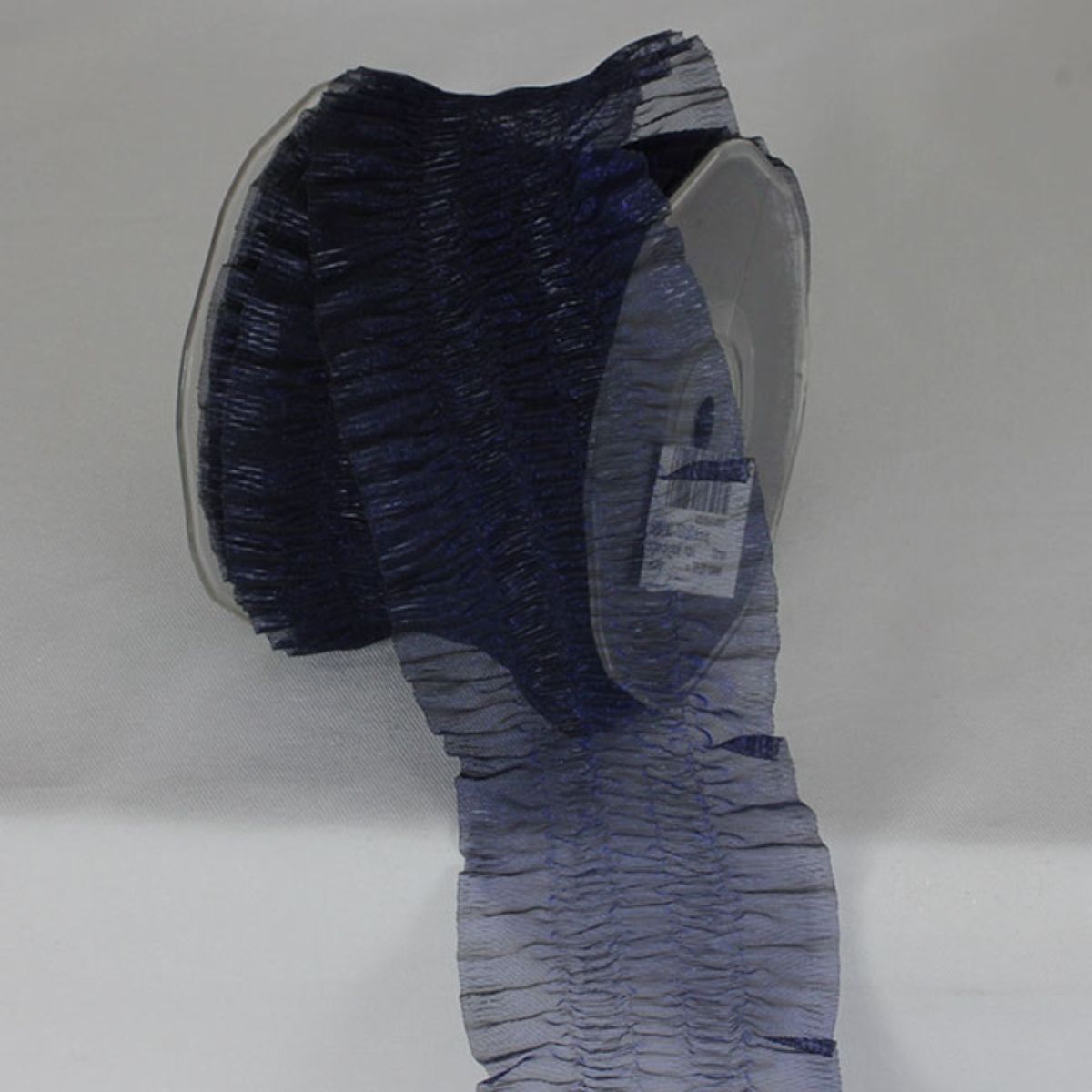 The Ribbon People Navy Blue Solid Gathered Woven Edge Ribbon 2.5" x 16 Yards Michaels