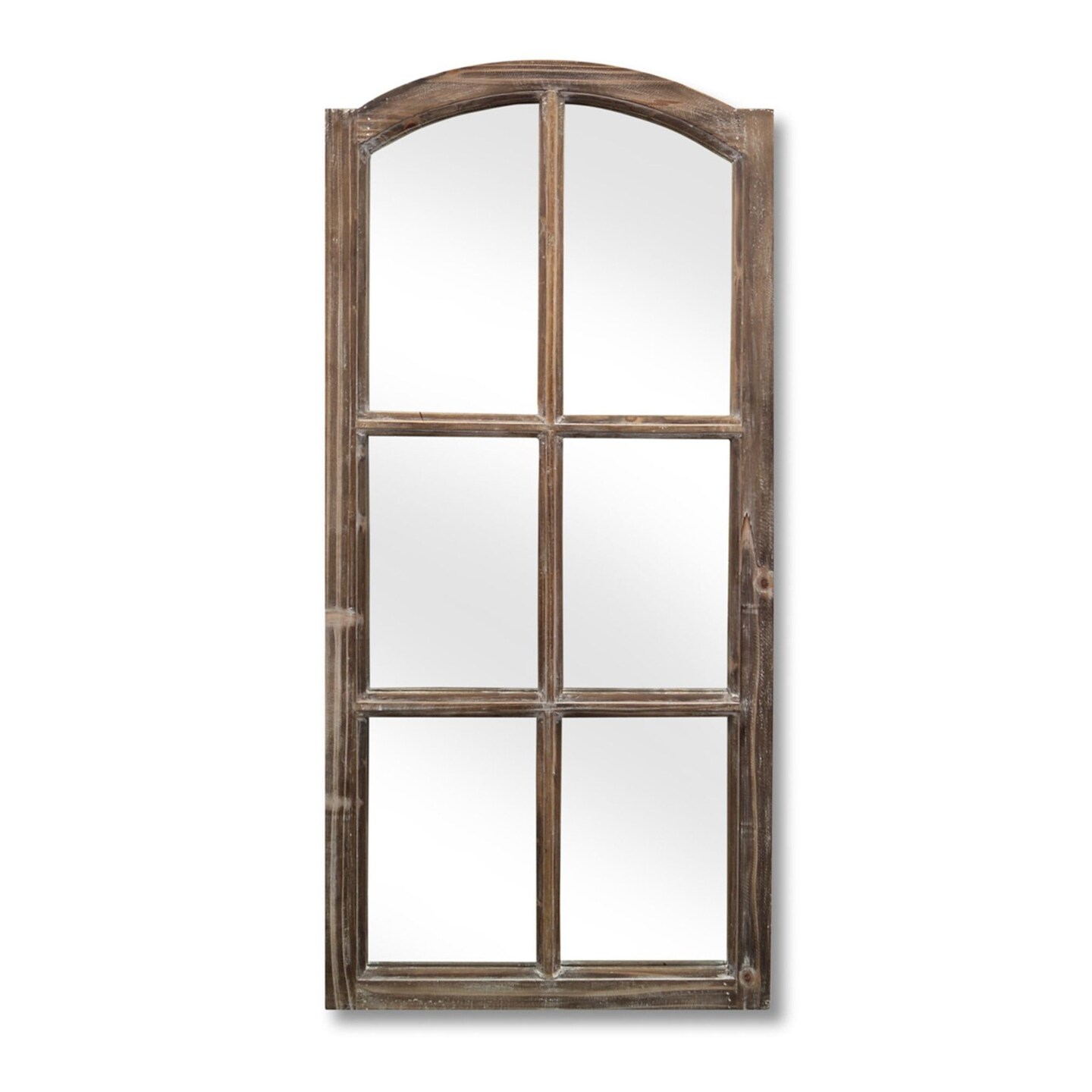 Melrose Antique French Farmhouse Wood Framed Mirror - 43.75&#x22;