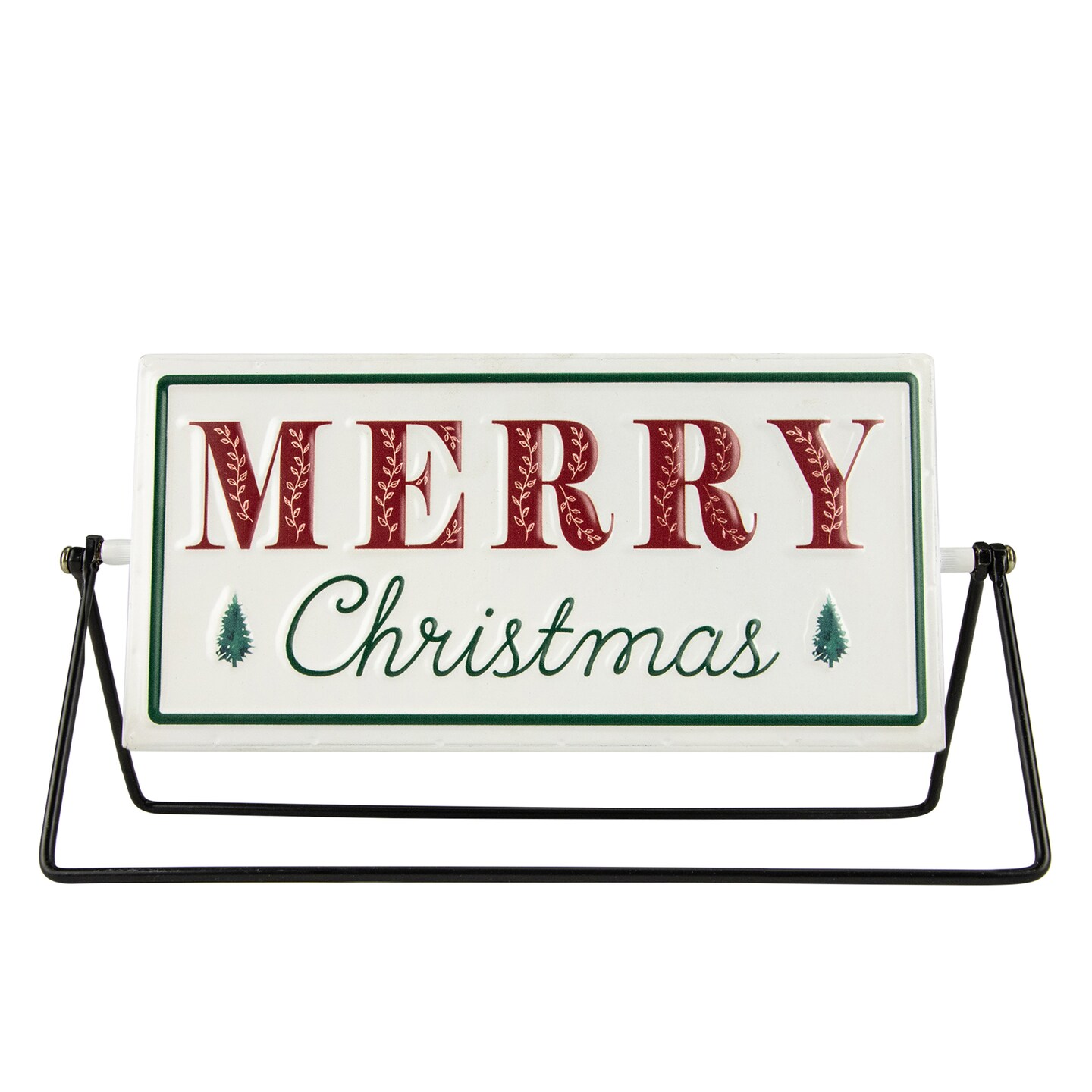 Northlight Merry Christmas/Holiday Market Reversible Sign - 10.25"