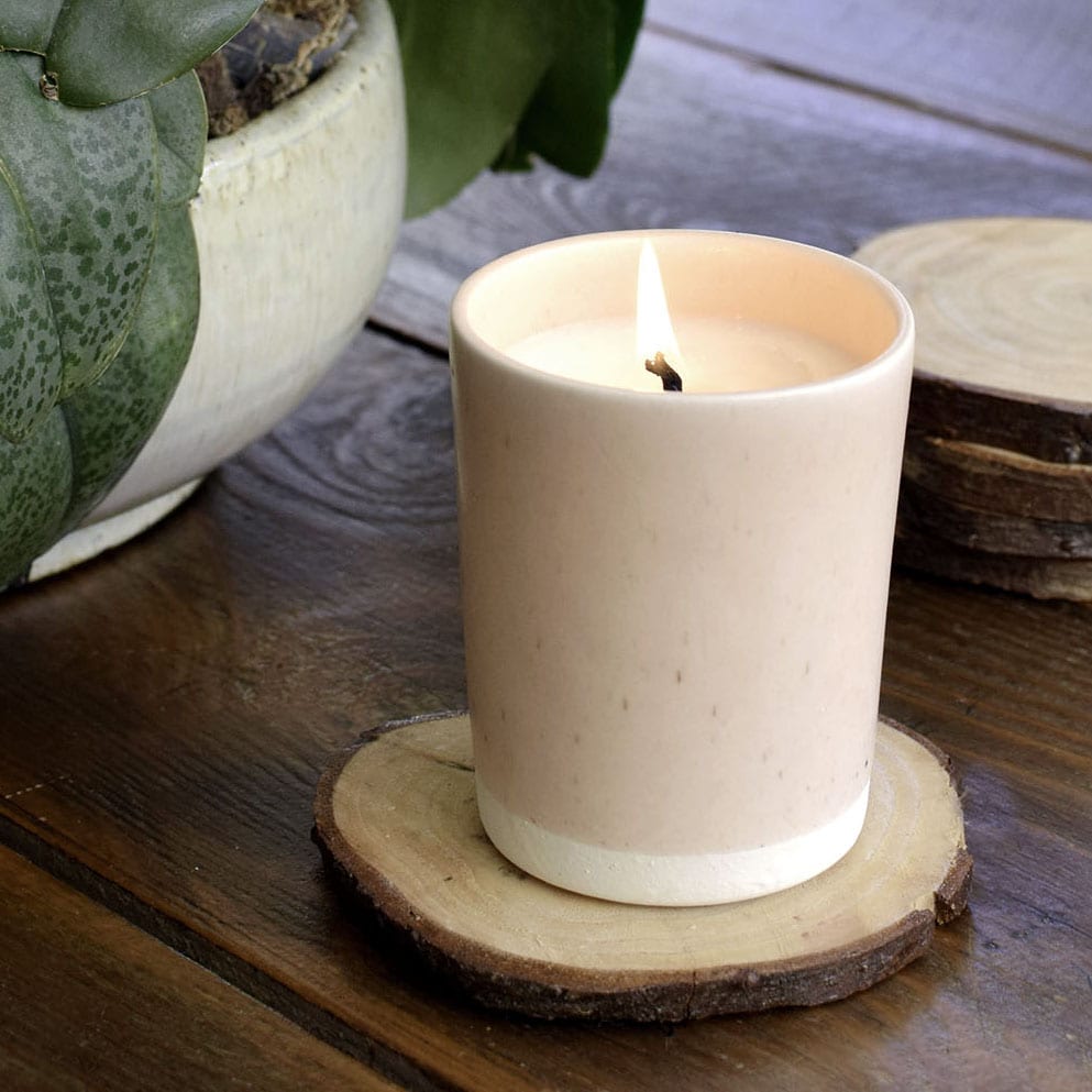 Paper &#x26; Clay Candle Vessel