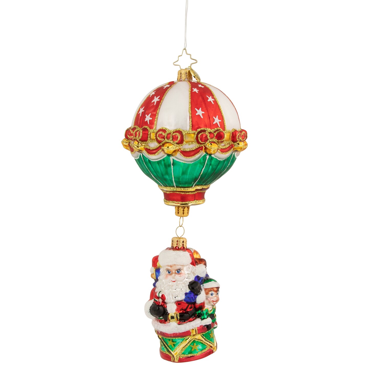 Christopher Radko Christopher Radko Soaring To Holiday Heights Glass Christmas Ornament 1020960