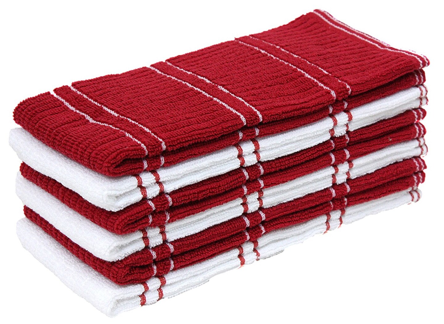 Classic Cotton Terry Cloth Dishcloths, Set of 6