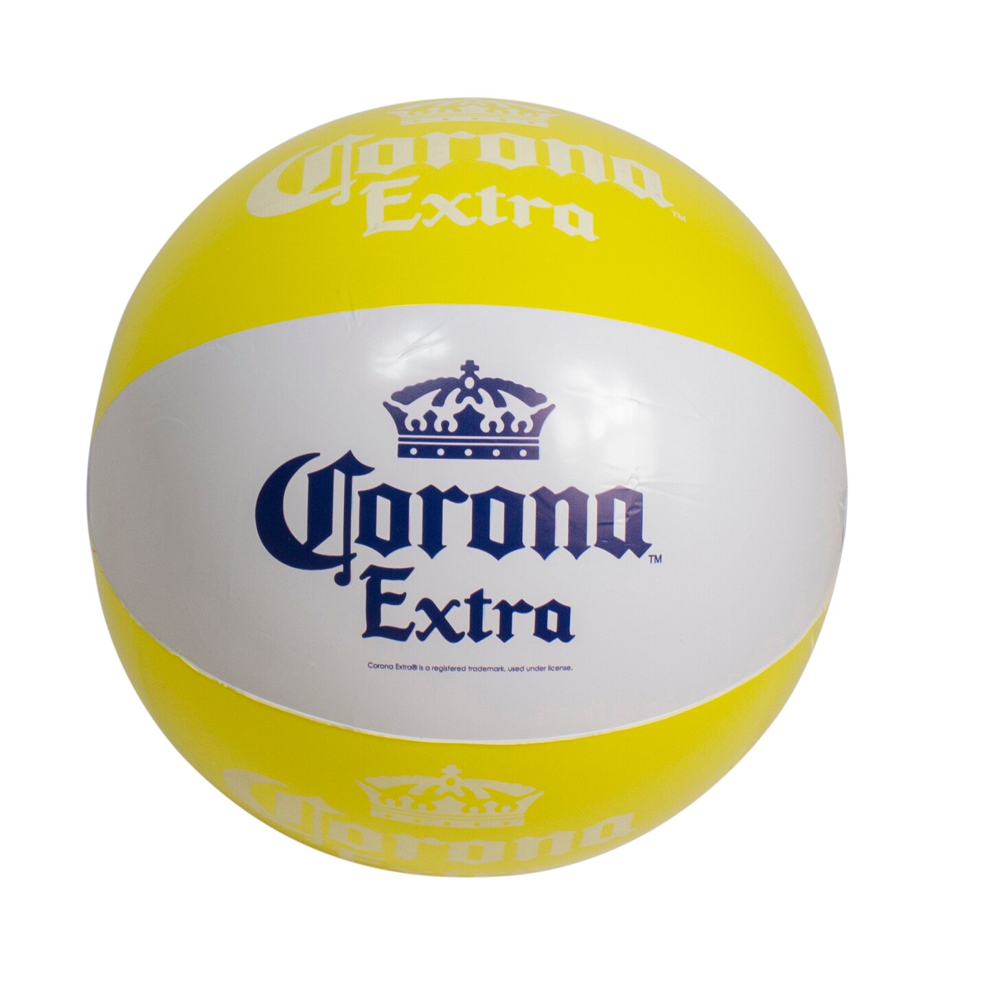 Northlight Corona Extra Inflatable Beach Ball - 20&#x22; - Yellow and White