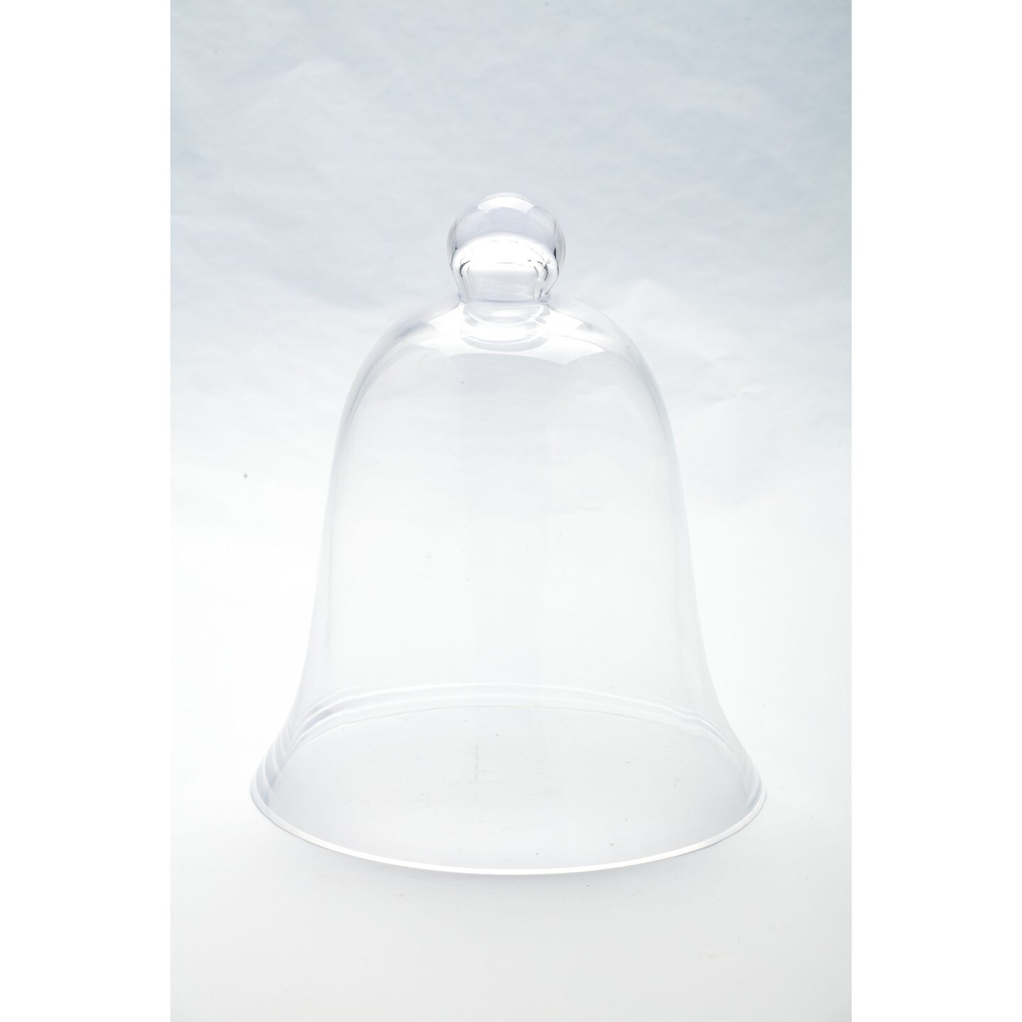 CC Home Furnishings 12" Clear Hand Blown Decorative Glass Bell Jar