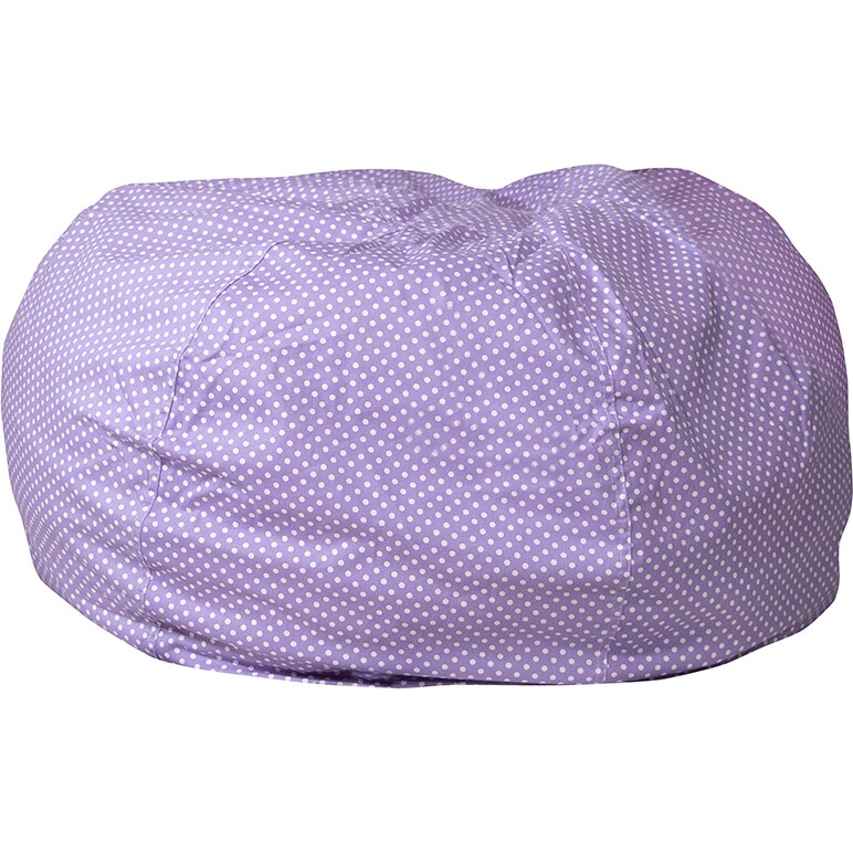Flash Furniture Lavender Dot Bean Bag Chair