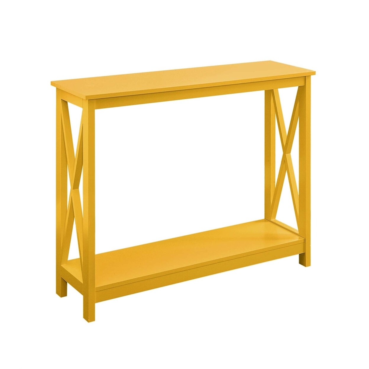 Convenience Concepts Oxford Console Table, Yellow
