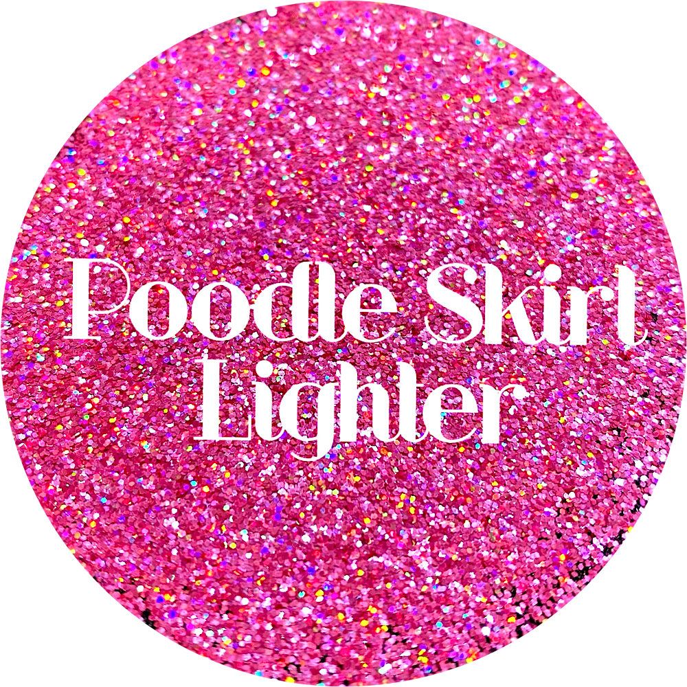 Polyester Glitter - Poodle Skirt Lighter by Glitter Heart Co.&#x2122;