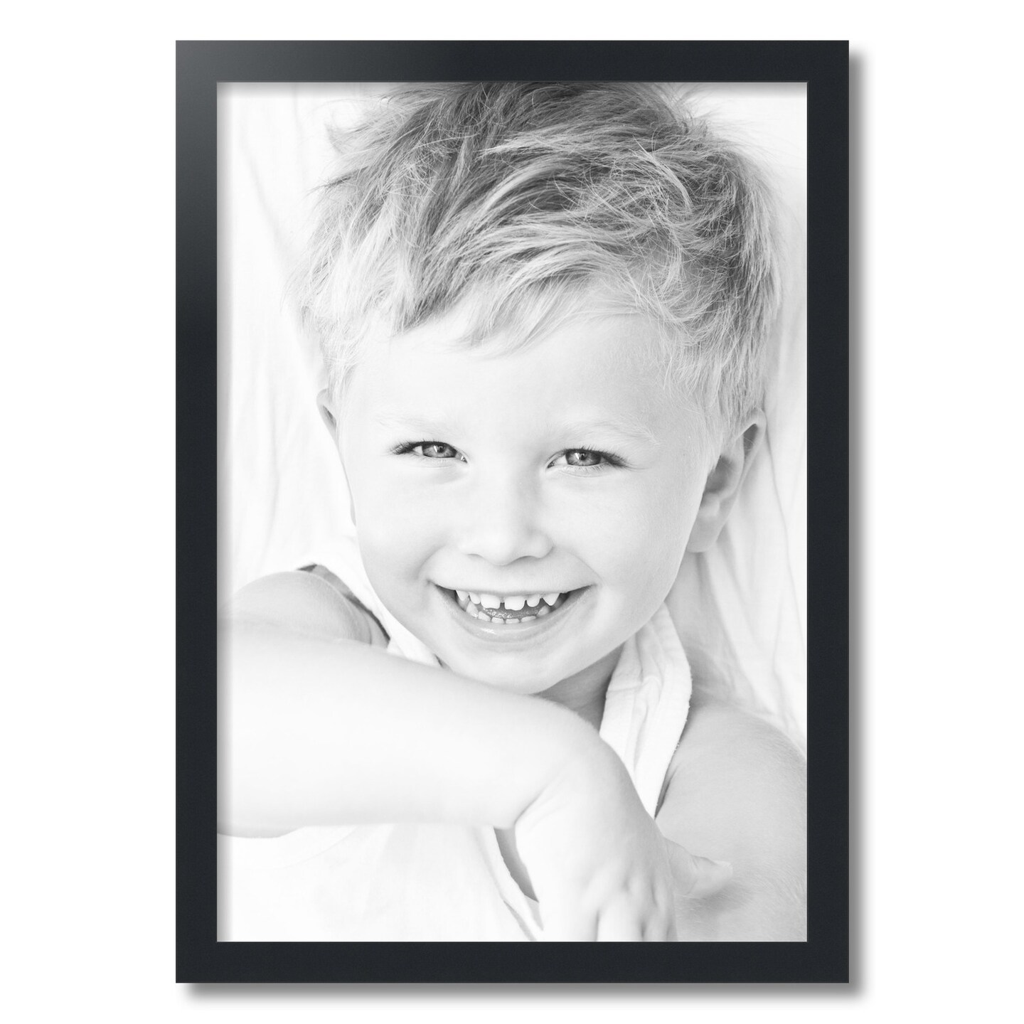 ArtToFrames 18x26 Inch Picture Frame, This 1.25 Inch Custom MDF Poster Frame is Available in Multiple Colors, Great for Your Art or Photos - Comes with Regular Acrylic and Foam Backing 3/16 inch (V-FRBW26-18x26)