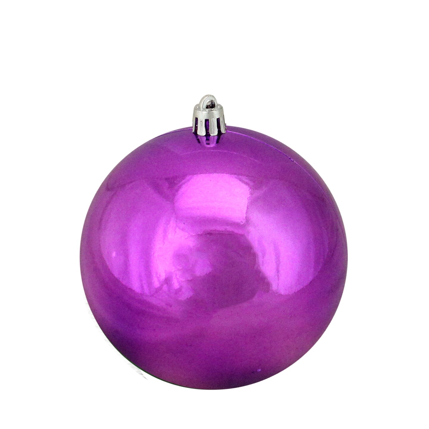 Northlight Shiny Purple Shatterproof Christmas Ball Ornament 4&#x22; (100mm)