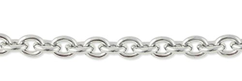 Cable Link Chain 3mm Surgical Stainless Steel (Priced per Foot) -