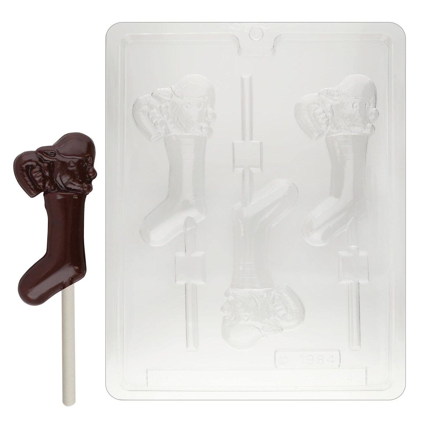 Chocolate Mold Mouse In Stocking Lolly