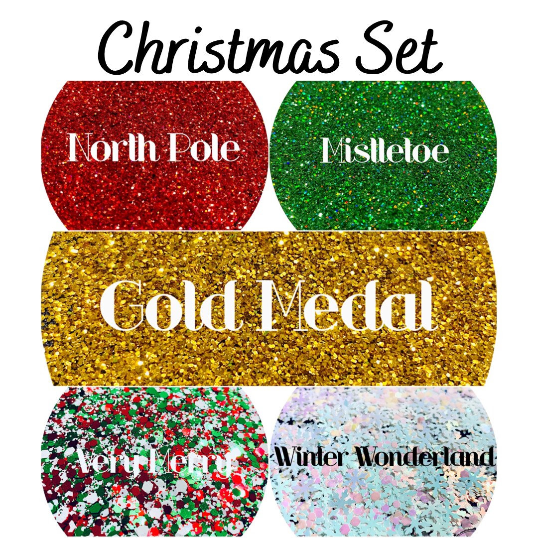 Glitter Christmas Set by Glitter Heart Co.&#x2122;