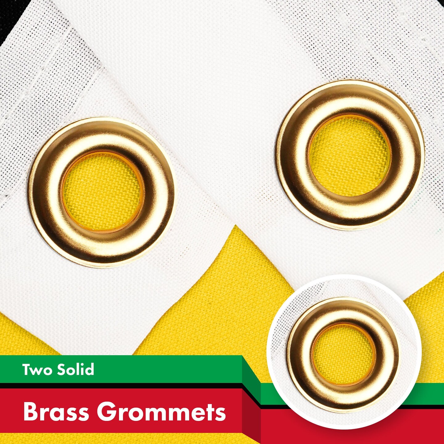 G128 3 Pack: Guyana Guyanese Flag | 3x5 Ft | LiteWeave Pro Series Printed 150D Polyester | Country Flag, Indoor/Outdoor, Vibrant Colors, Brass Grommets, Thicker and More Durable Than 100D 75D Polyester