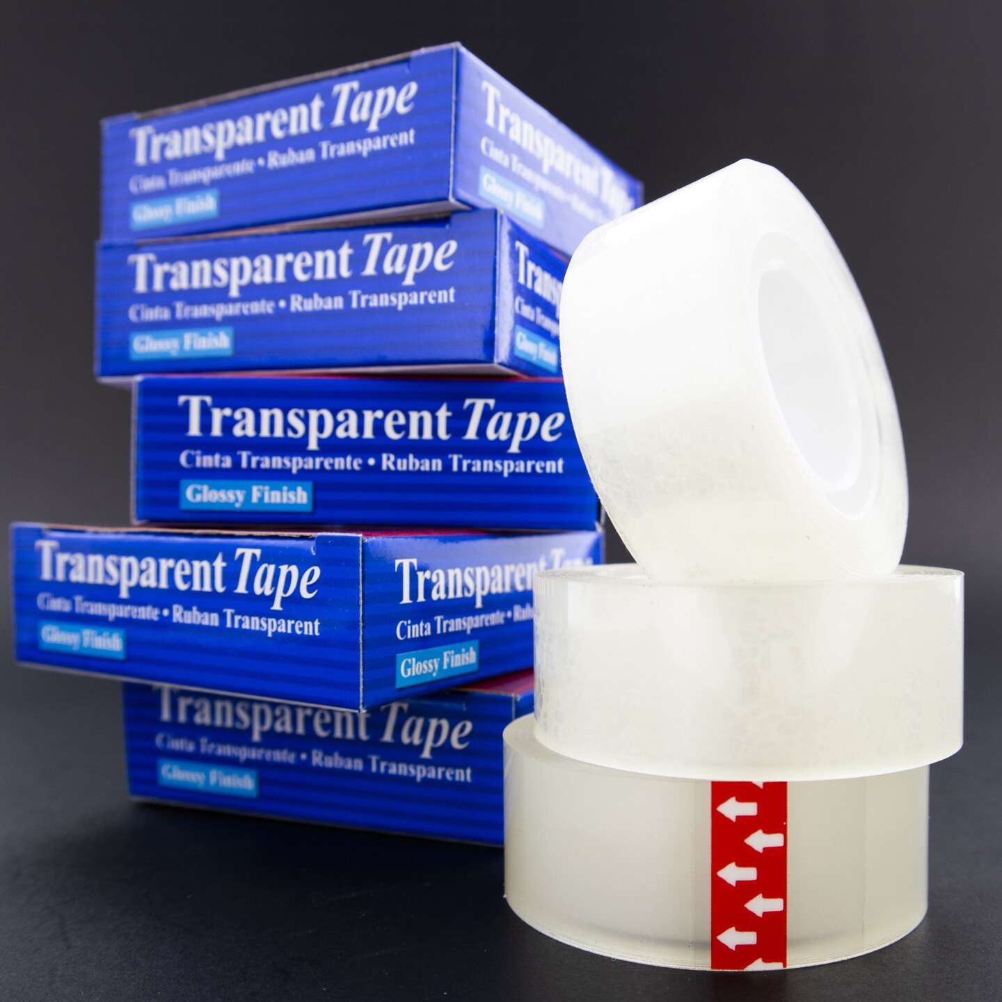 BAZIC Transparent Tape Refill 3/4&#x22; X 1296&#x22; (12/Pack)