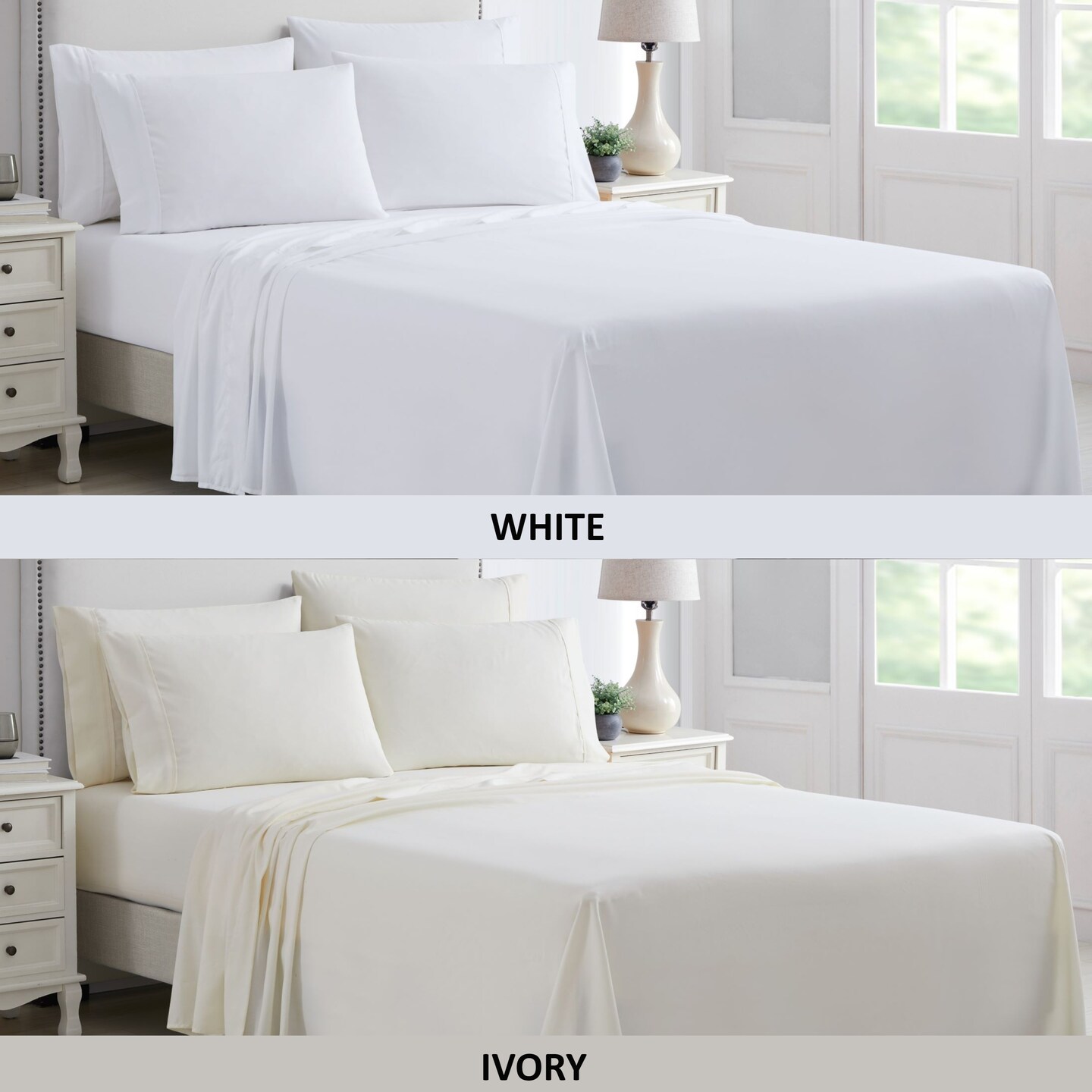 Kathy Ireland   6 Piece Brushed Microfiber Sheet Set