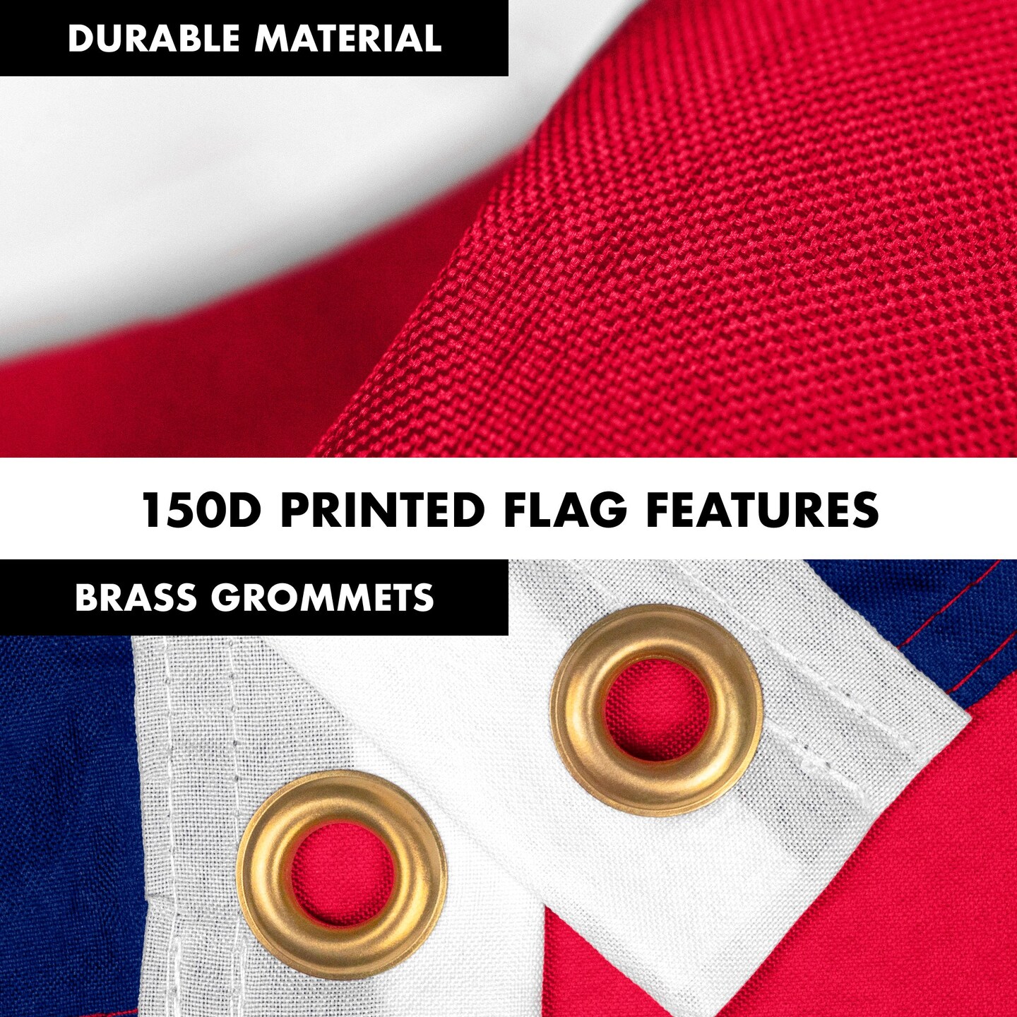 G128 Combo Pack: 6 Feet Tangle Free Spinning Flagpole (Black) Iowa IA State Flag 3x5 ft Printed 150D Brass Grommets (Flag Included) Aluminum Flag Pole