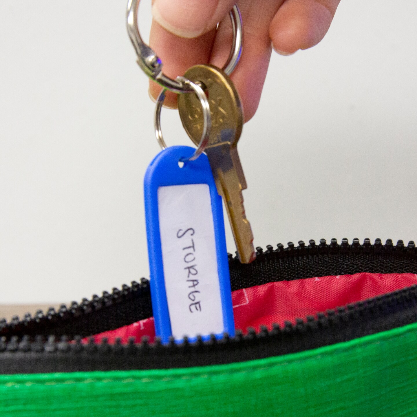 BAZIC Key Tag with Label Window (8/Pack)