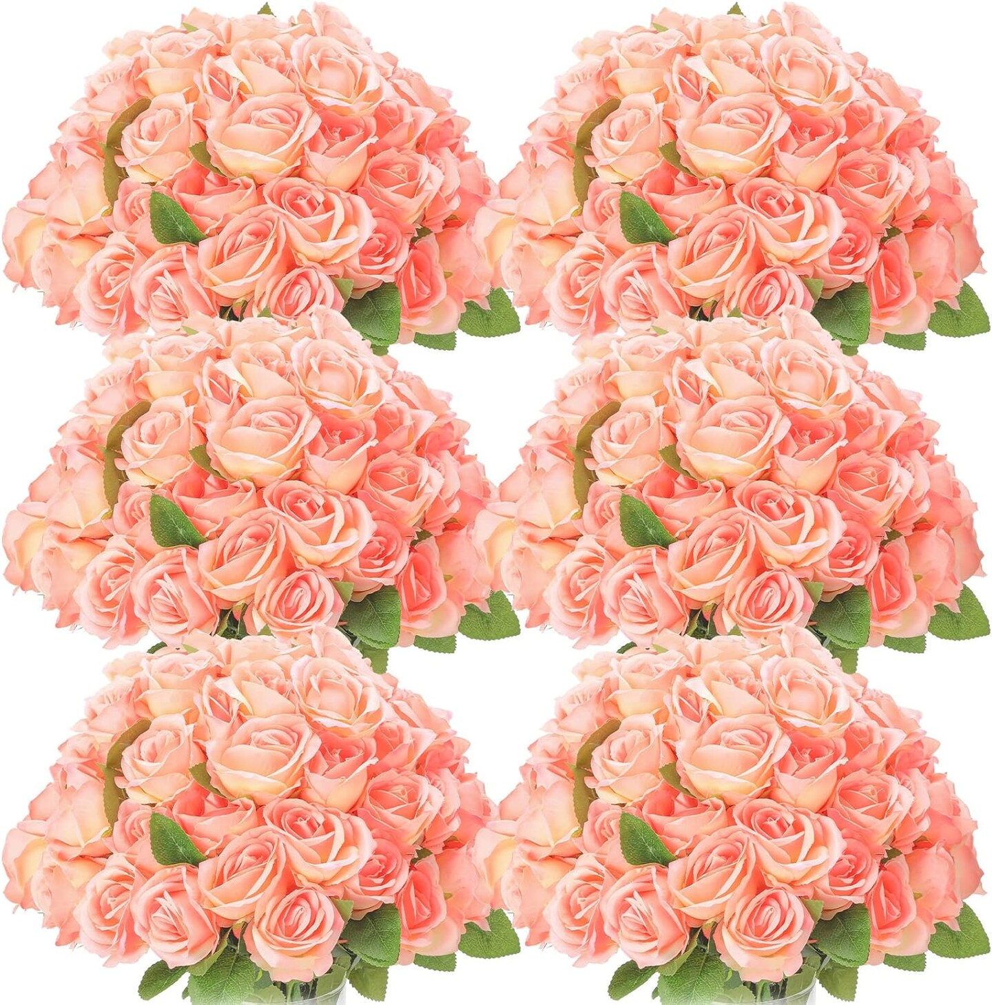 50 Realistic Silk Roses: Perfect for Home, Weddings, and Parties