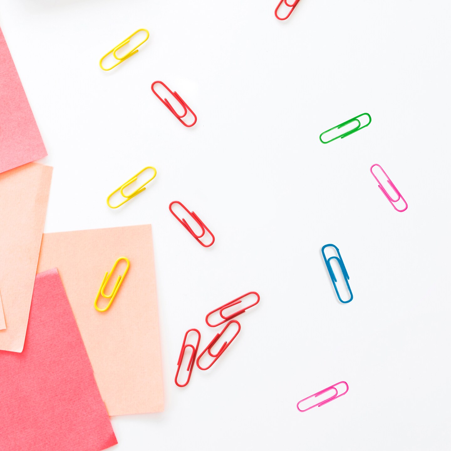 BAZIC Paper Clip (50mm) Jumbo Color (100/Pack)
