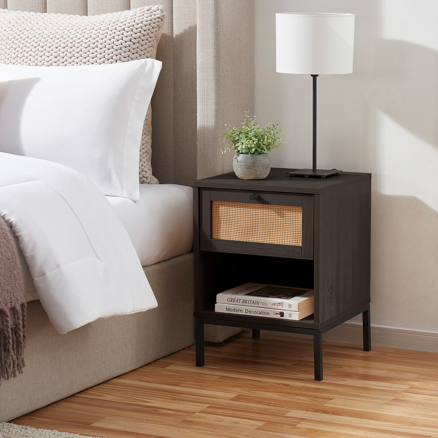 Nestl Small Night Stand End Table