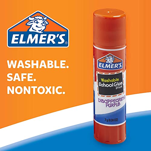 Elmer's Disappearing Washable School Glue Sticks 30 pack only