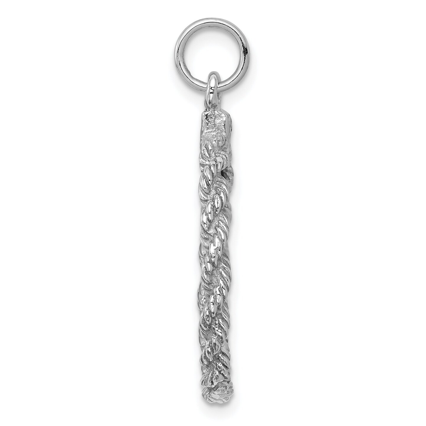 Sterling Silver Disc Round Charm Jewerly 25mm x 21mm