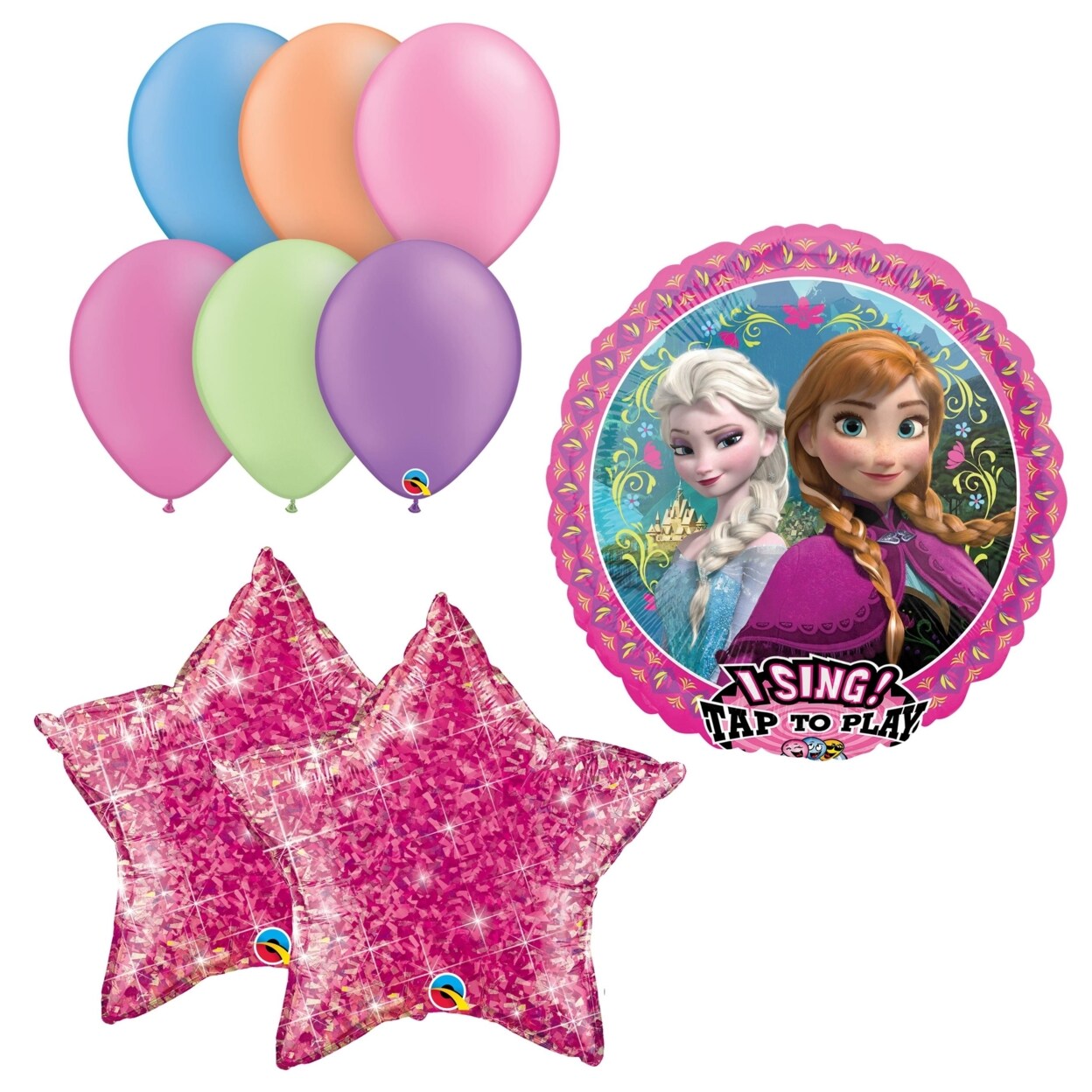 Disney Frozen Birthday Party Singing Balloon Kit Bouquet