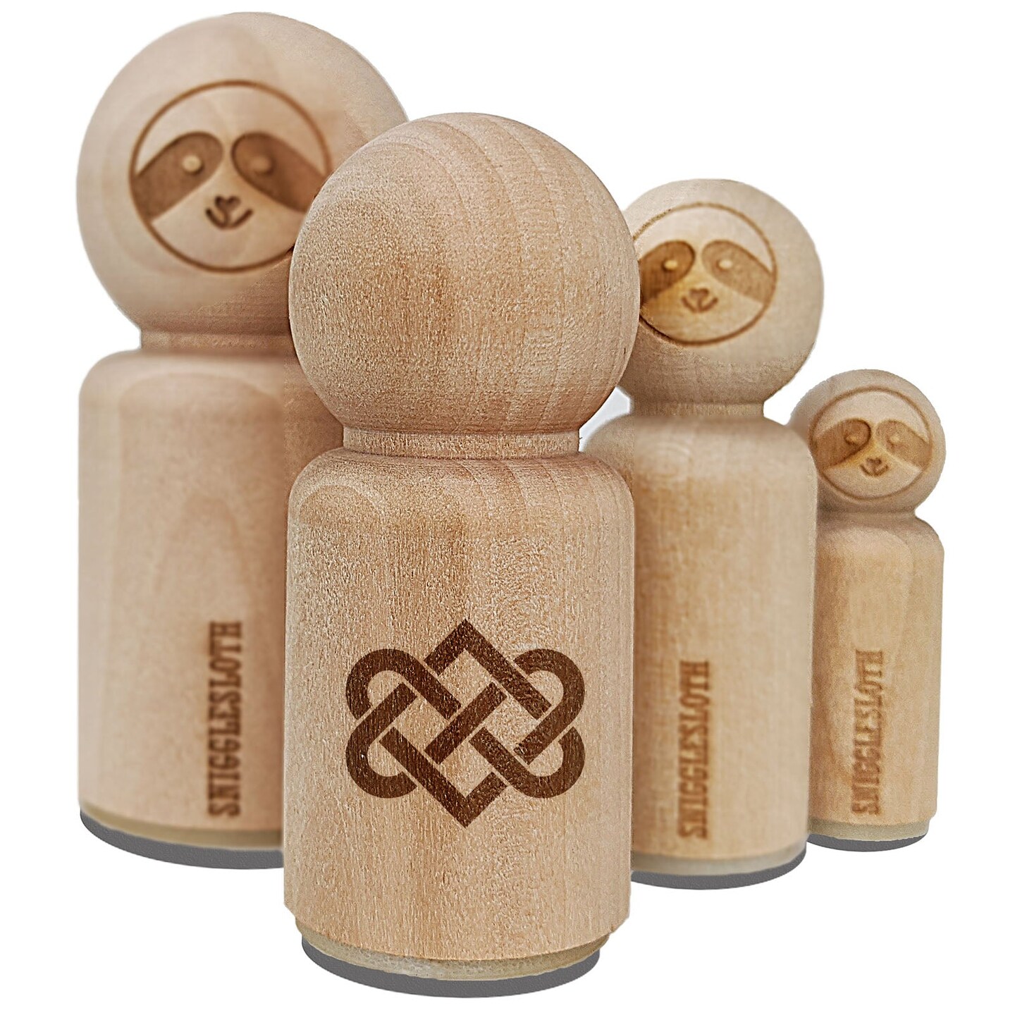 Celtic Love Knot Silhouette Rubber Stamp for Stamping Crafting Planners