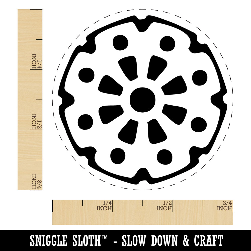 Gear Pattern Stamp Mechanical Gear Cog Machine Wheel Rubber Stamp for Stamping Crafting ...