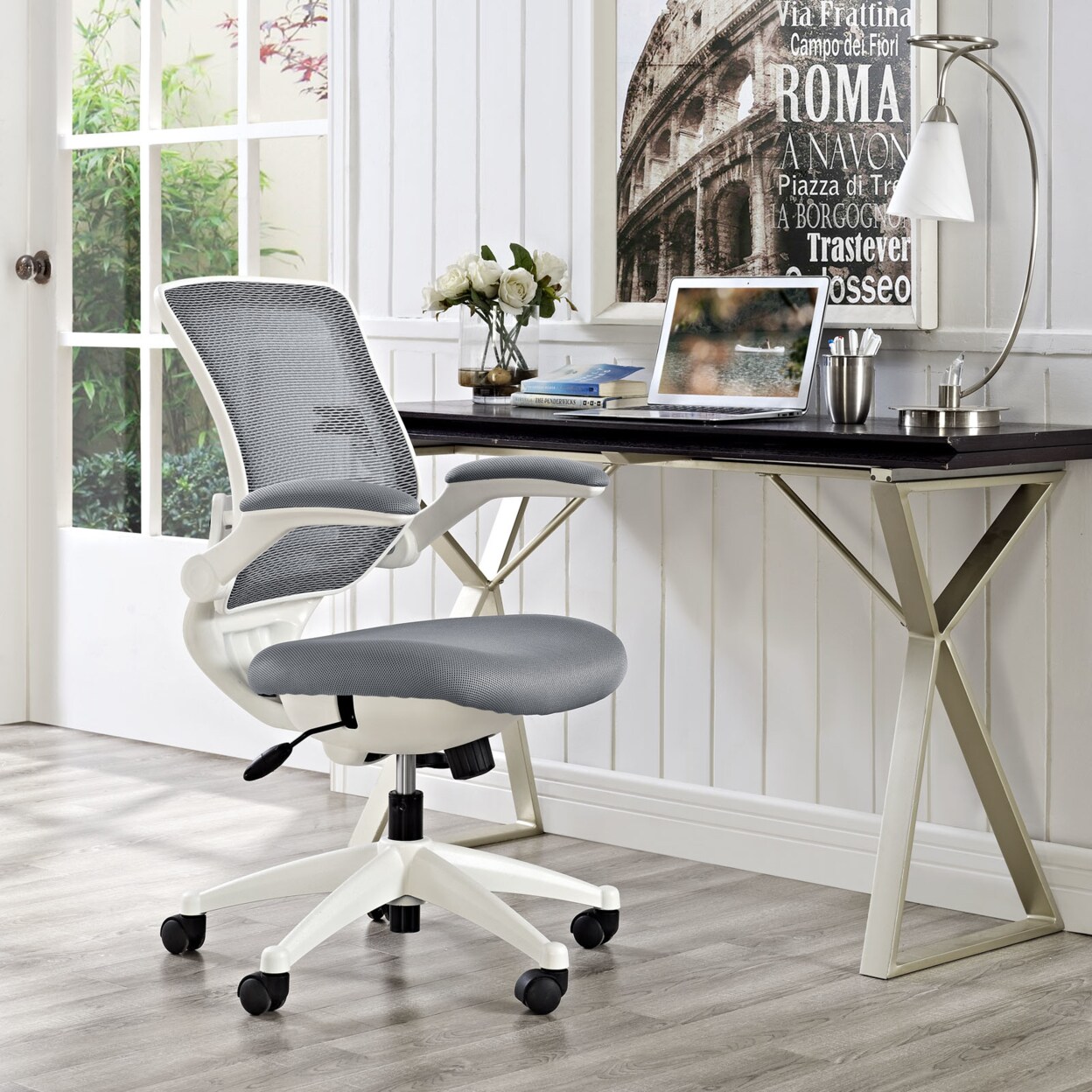 Modway white office online chair