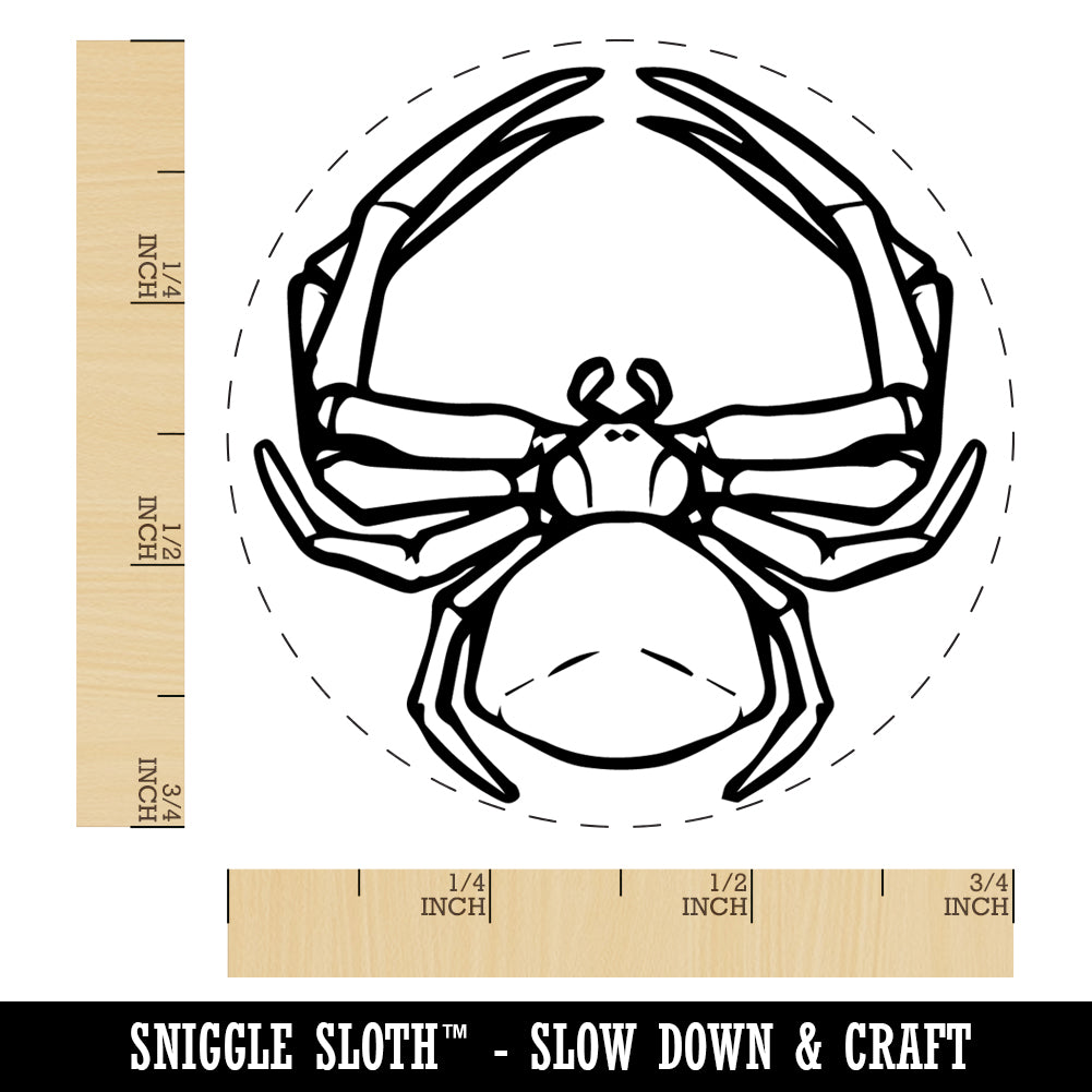 Crab Spider Arachnid Rubber Stamp for Stamping Crafting Planners