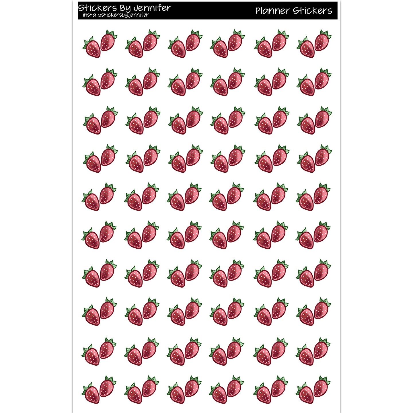 Strawberries Planner Stickers Scrapbooking Kids DIY Arts Crafting