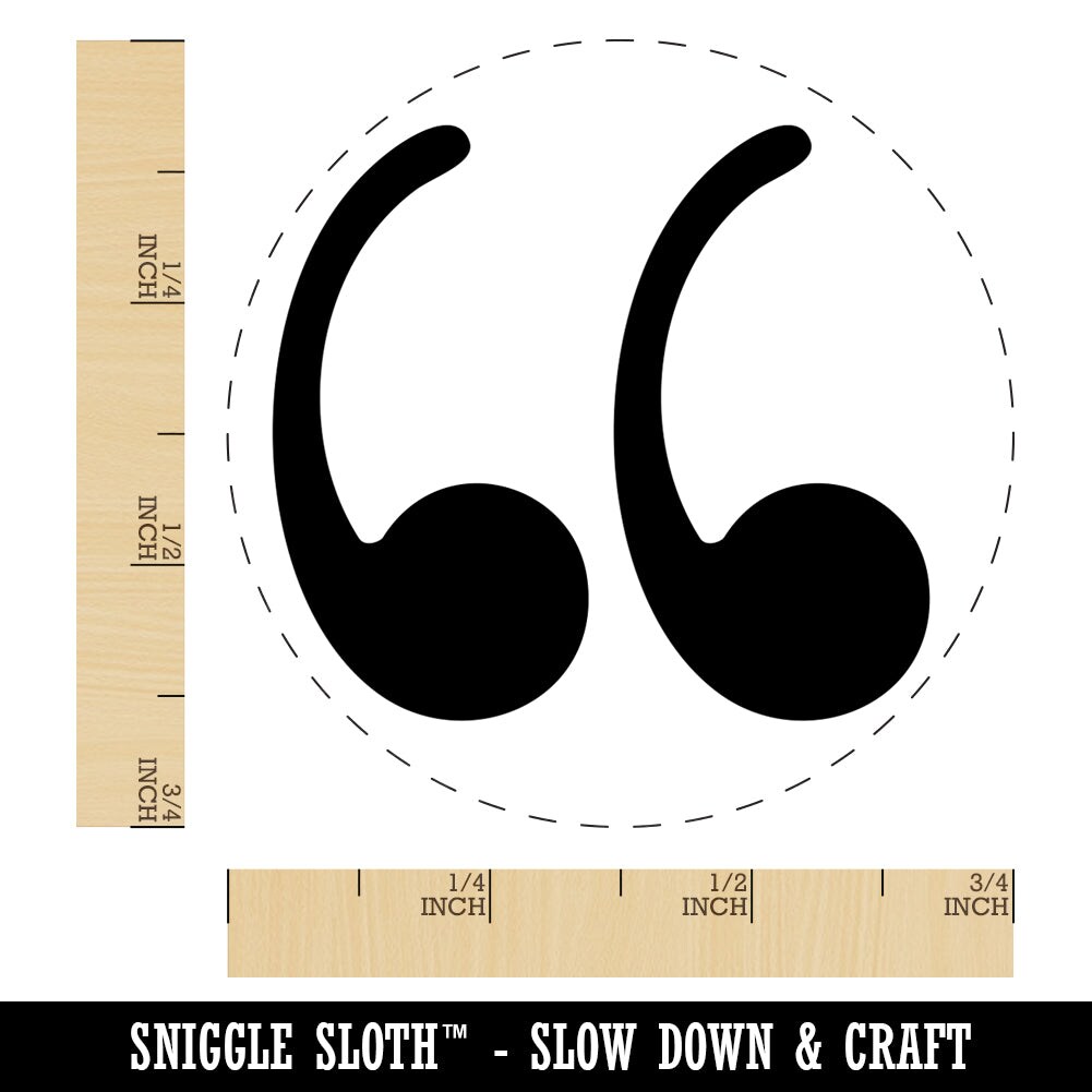 Quotation Marks Rubber Stamp for Stamping Crafting Planners Michaels