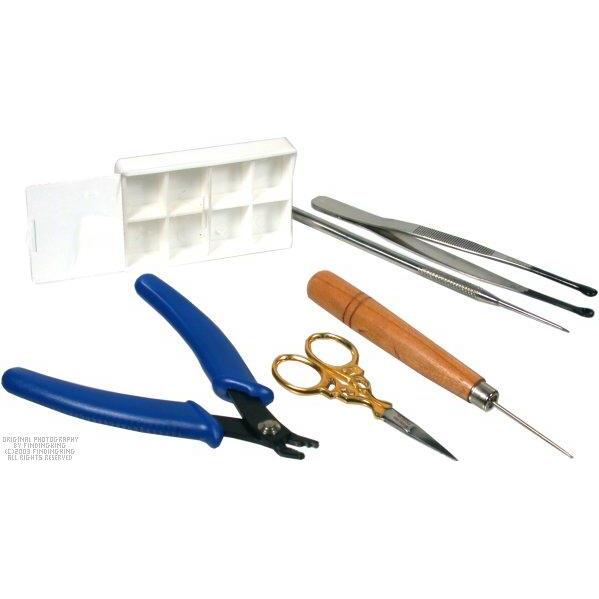Bead Crimping Pliers Scissors Awls Tweezers 6 Tools Beading & Jewelry Making